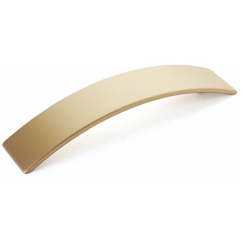 Schaub and Company Armadio Modern 5" Center to Center Arch Cabinet - Signature Satin Brass