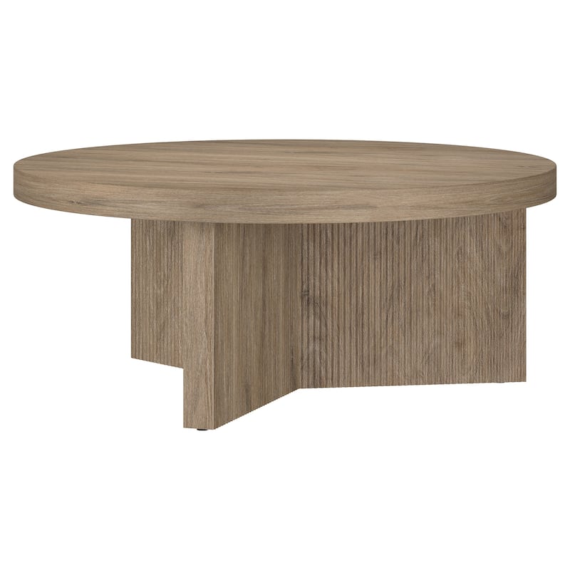 Holm 36" Wide Round Coffee Table