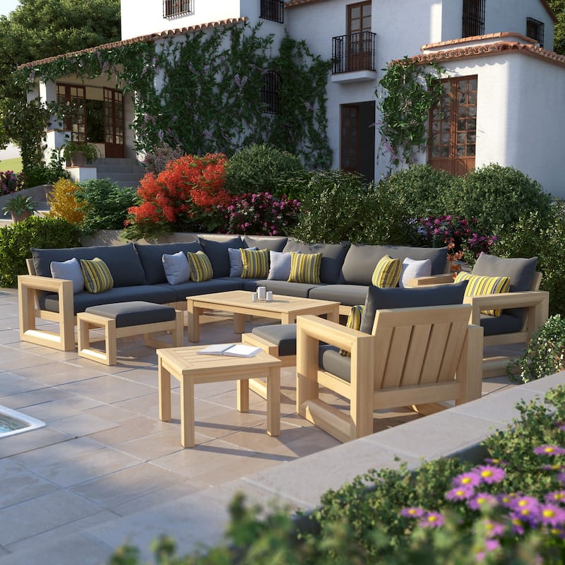 Benson 11 Piece Sunbrella Outdoor Patio Estate Collection