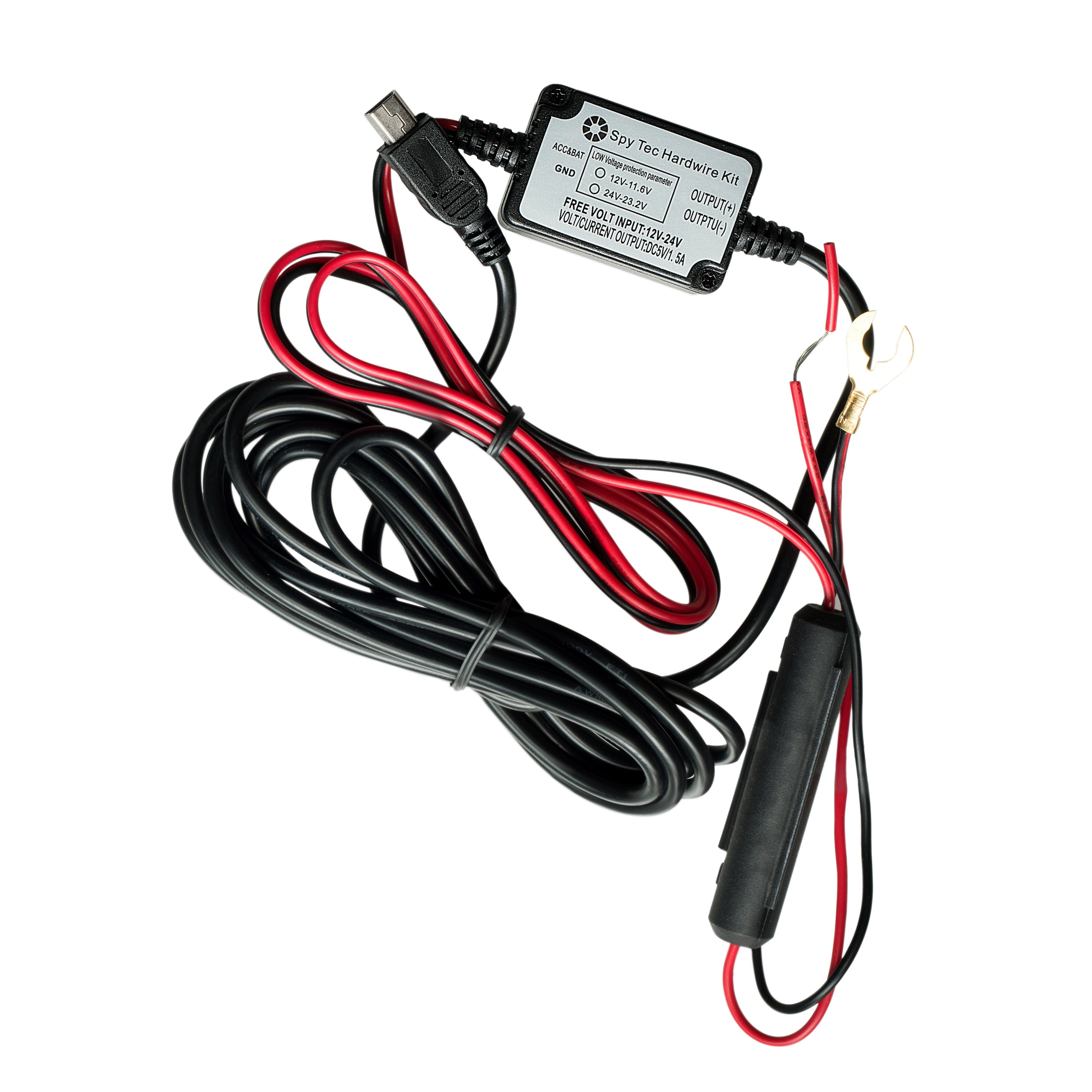 Micro Usb And Fuse Kit Spy Tec Dash Cam Hardwire Fuse Kit