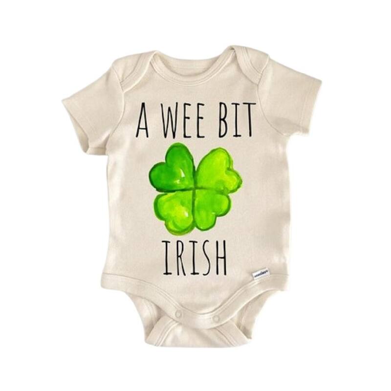 Irish Ireland St. Patricks Day - Baby Boy Girl Clothes Infant Bodysuit Funny Cute - Blue - 0-3M