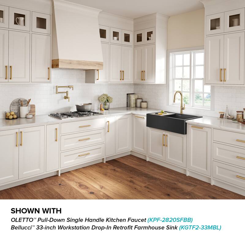 Kraus KPF-5001 Oletto 4 GPM Wall Mounted Single Hole Pot Filler