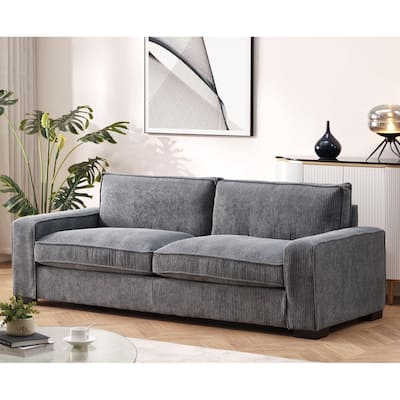 Luxe Corduroy Living Room Sofa
