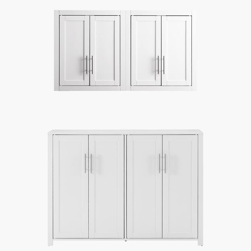 Crosley Savannah 3-Piece Kitchen Storage Pantry Set