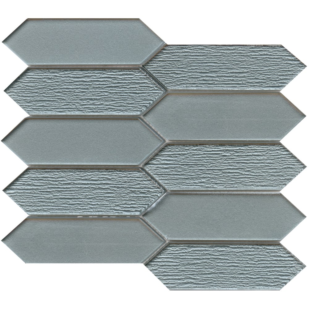 Emser Tile Picket - Linear Hexagon Mosaic Floor and Wall Tile -