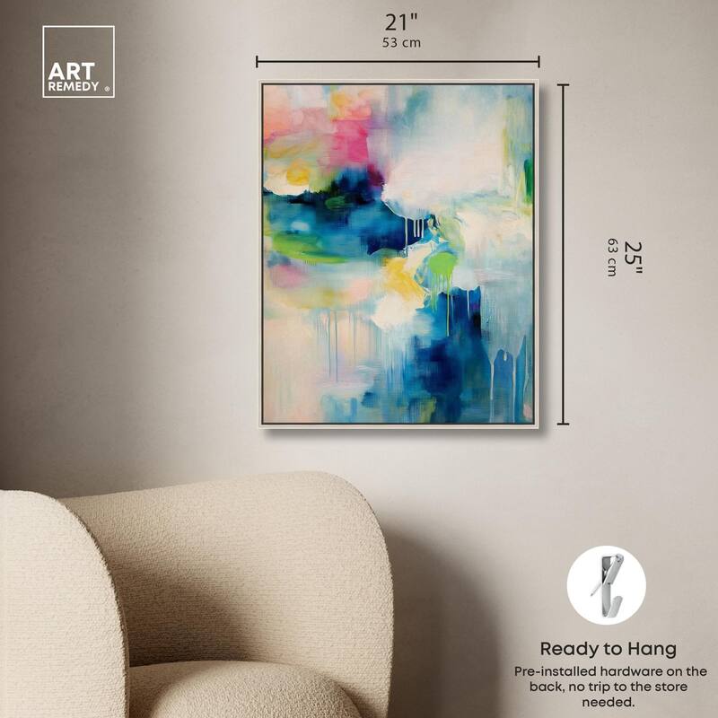 Prismatic Weeps Color III Canvas by Art Remedy