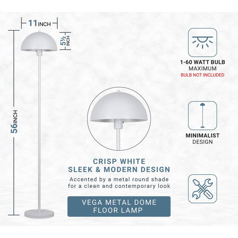 Kenroy Home Vega Dome Floor Lamp