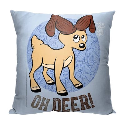Warner Brothers Year Without A Santa Claus Oh Deer 18 Inch Throw Pillow