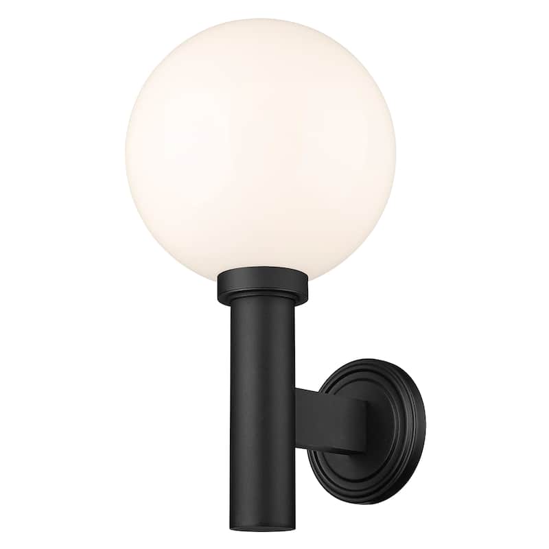 Laurent 1 Light Outdoor Wall Sconce - Black
