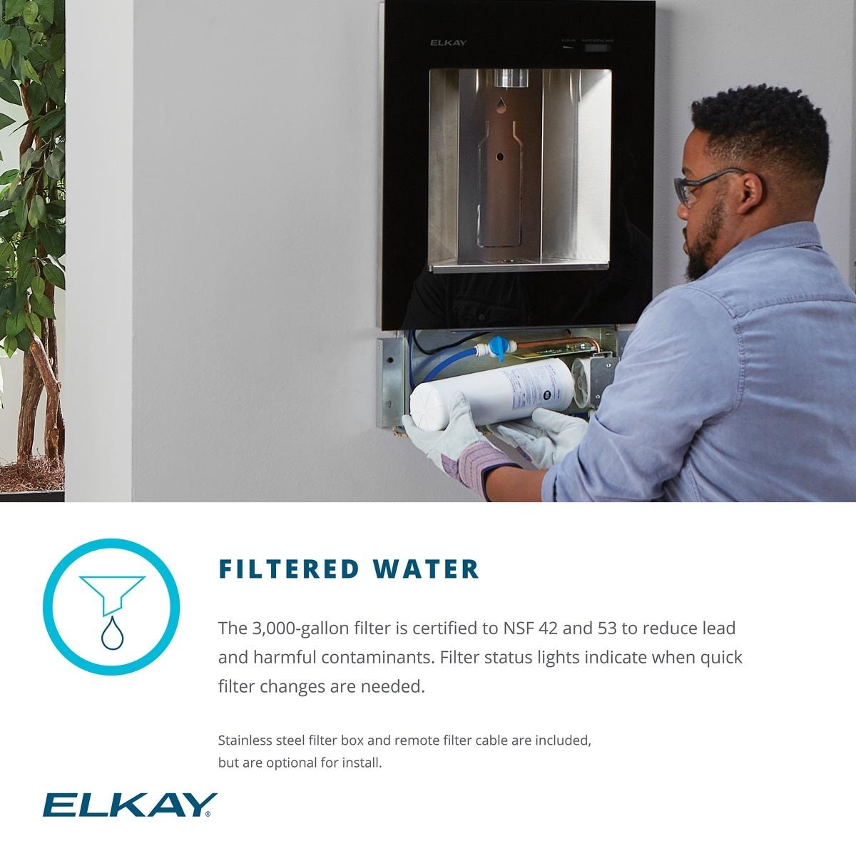 Commercial filtered shop water dispenser
