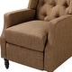 preview thumbnail 69 of 87, Debora Wingback Button Tufted Push-back Recliners (Set of 2)