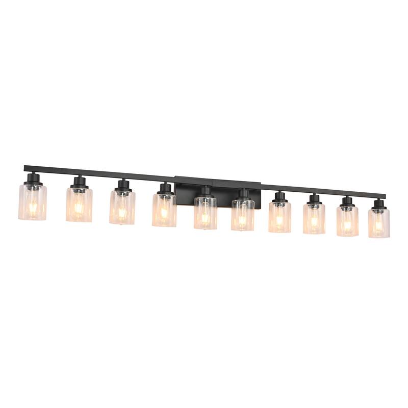 10-Light Vanity Lights for Mirror, 52 inch Modern Bathroom Wall Lighting for Bedroom, Living Room