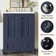 preview thumbnail 31 of 33, 24 Inch Solid Rubberwood Bathroom Vanity with Integrated Ceramic Sink & Soft-Close Hinges - 24"