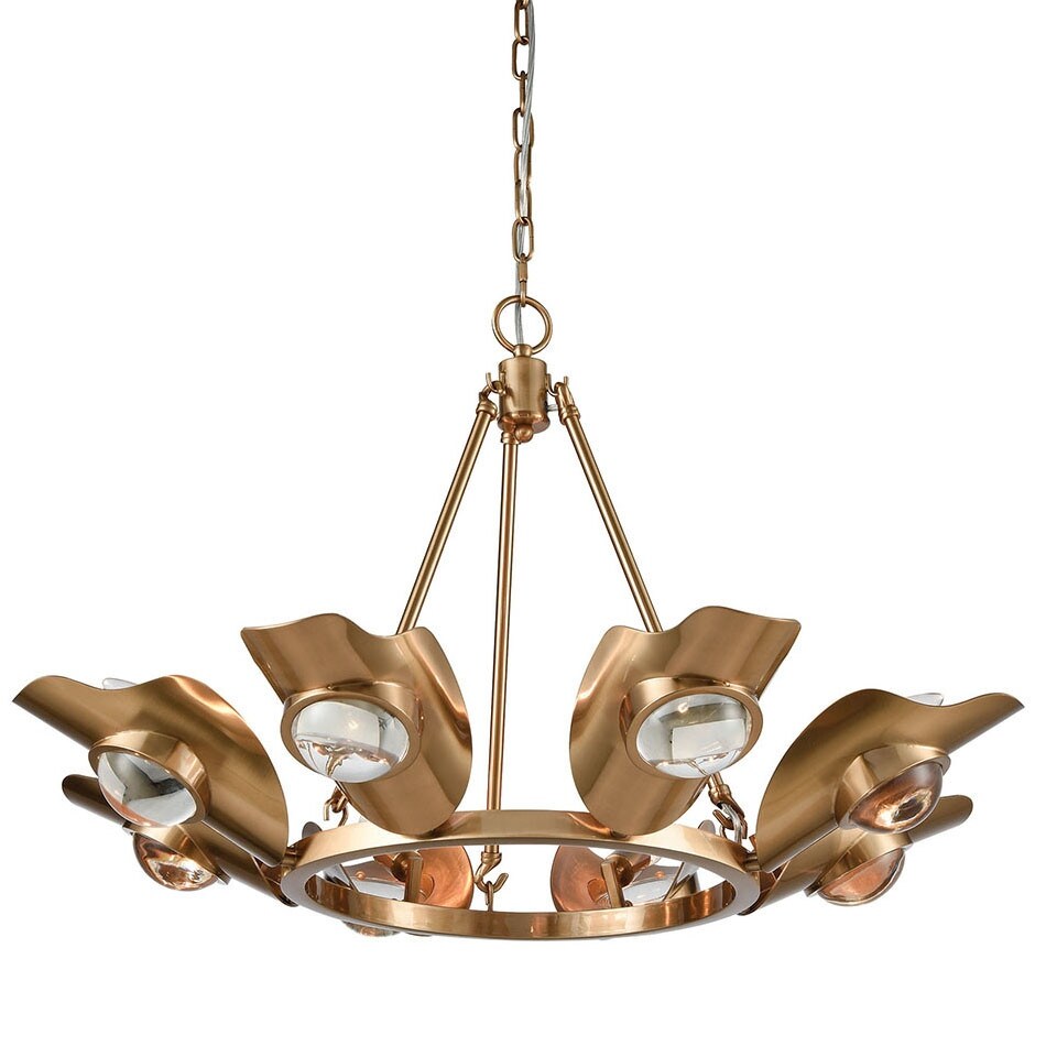 Elk Home 1141-068  Spectaccle 8 Light 30" Wide Abstract Ring Chandelier - Chandeliers For Bedrooms by Overstock.com