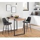 preview thumbnail 54 of 62, Silver Orchid Naldi Contemporary Black Counter Stool (Set of 2) - N/A