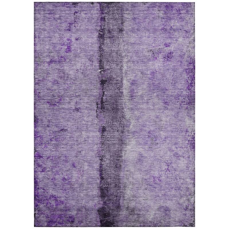 Machine Washable Indoor/ Outdoor Chantille Modern Contemporary Rug