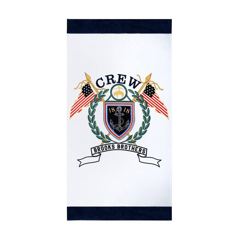 Brooks Brothers Logo Crest Beach Towels