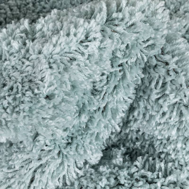 Well Woven Elle Basics Emerson Plain Shag Area Rug