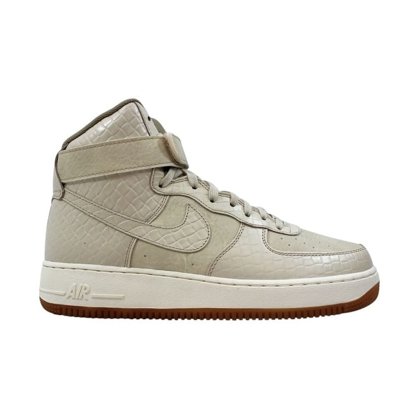 Shop Nike Women S Air Force 1 High Premium Oatmeal Oatmeal Khaki Sail 654440 112 Overstock 27884029