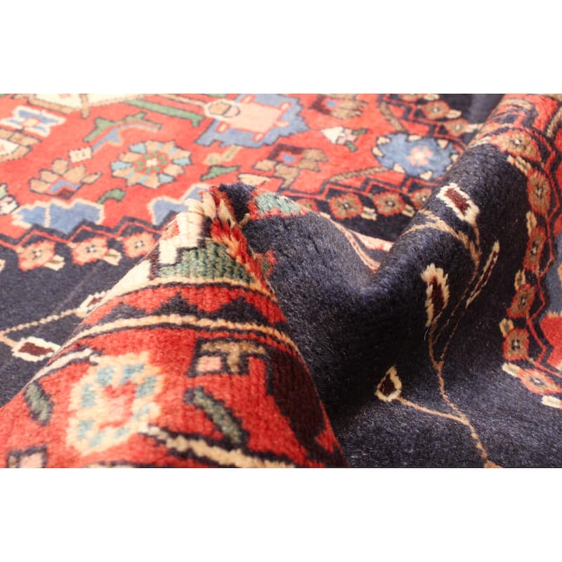 ECARPETGALLERY Hand-knotted Andelz Black Wool Rug - 3'9 x 7'10