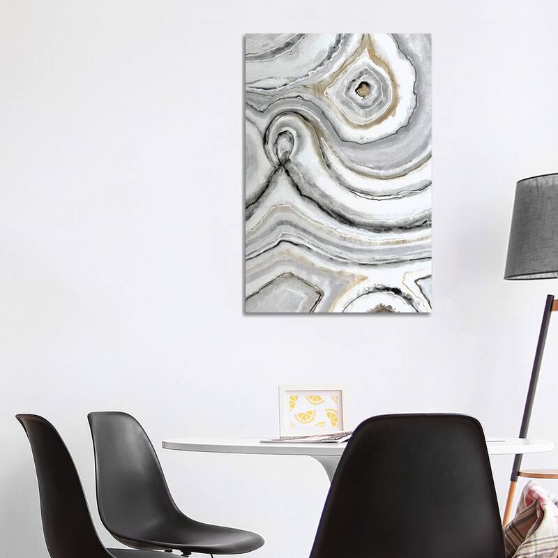 iCanvas "Shades Of Gray I" by Liz Jardine Canvas Print - 40x26x1.5