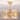 Clemente 24-inch Matte Gold 6 Lights 3 Blades Lighted Ceiling Fan with Remote