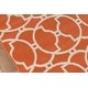 preview thumbnail 7 of 7, Momeni Baja Moroccan Tile Orange Indoor/Outdoor Area Rug. - 8'6" x 13'