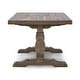 preview thumbnail 14 of 21, Kosas Home Caleb Reclaimed Pine Dining Table, Distressed Brown