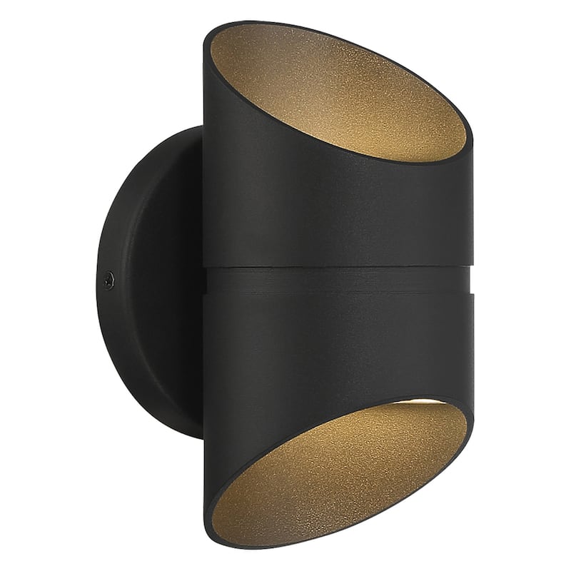 Access Lighting 20120LEDDMG Marino 2 Light 8" Tall LED Wall Sconce - Black