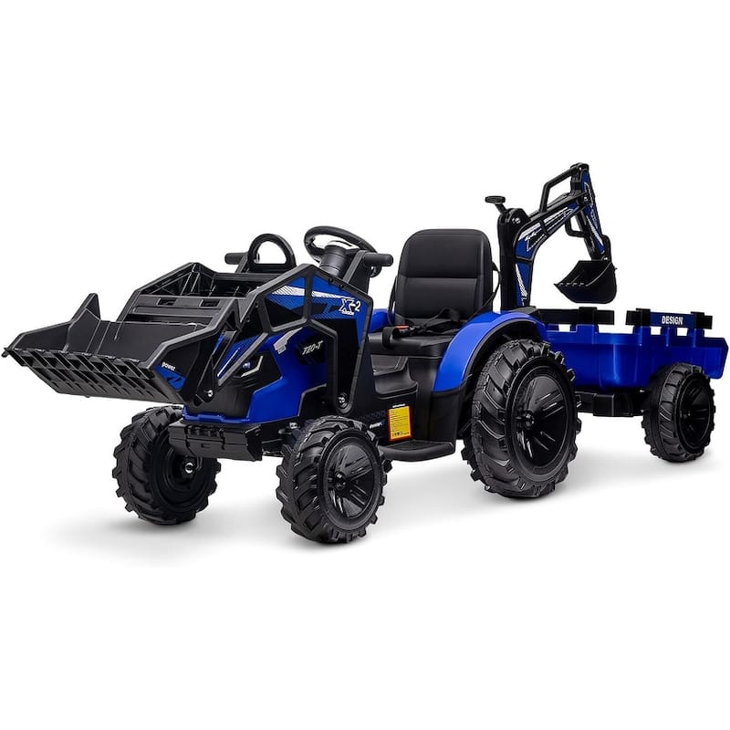 3 in 1 Kids 24V Ride on Tractor
