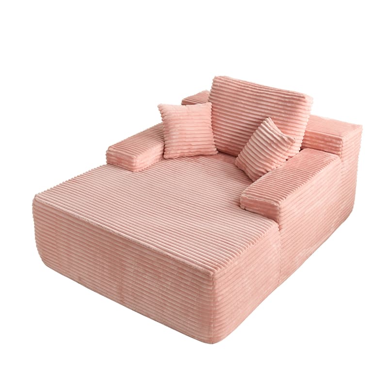 OVIOS Plush Convertible Floor Lounge Sofa