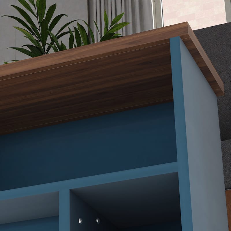 95.5" Wall Unit Entertainment Center with Electric Fireplace, Bookshelves, TV Stand for TVs up to 80"