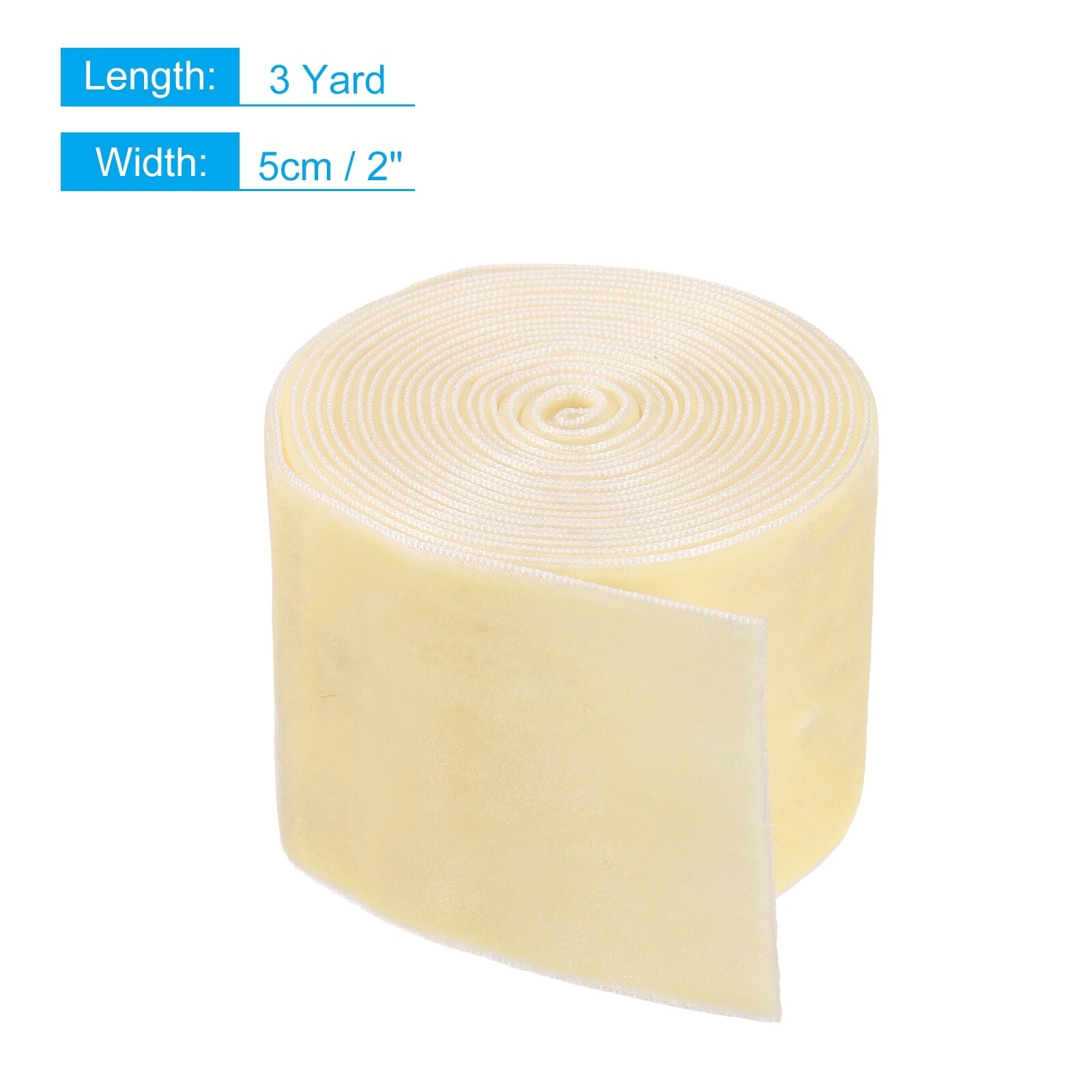 Velvet Ribbon Single Face Spool Silky Velvet Fabric for Bouquets DIY Crafts Gift Wrapping