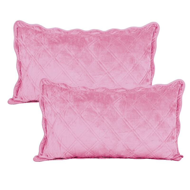 Serenta Supersoft Microplush Quilted 4 Pieces Bedspread Coverlet Set