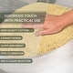 preview thumbnail 39 of 189, Home Weavers Waterford Collection Cotton Toilet Lid Rug | Elastic Fit | Fit Most Standard Toilet Lid | 18"x18"