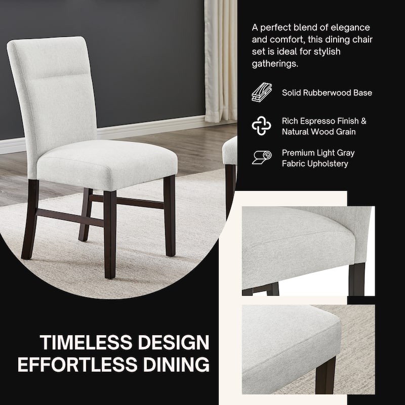 Roundhill Furniture Cavira 5-Piece Modern Dining Set, Round Faux Marble Dining Table with Four Chairs