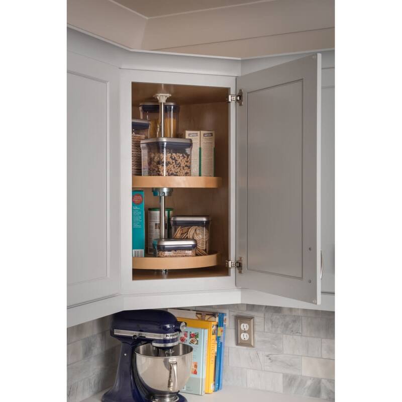 Hardware Resources LSR2-SET Series 24 Inch Full Circle 2 Shelf Lazy