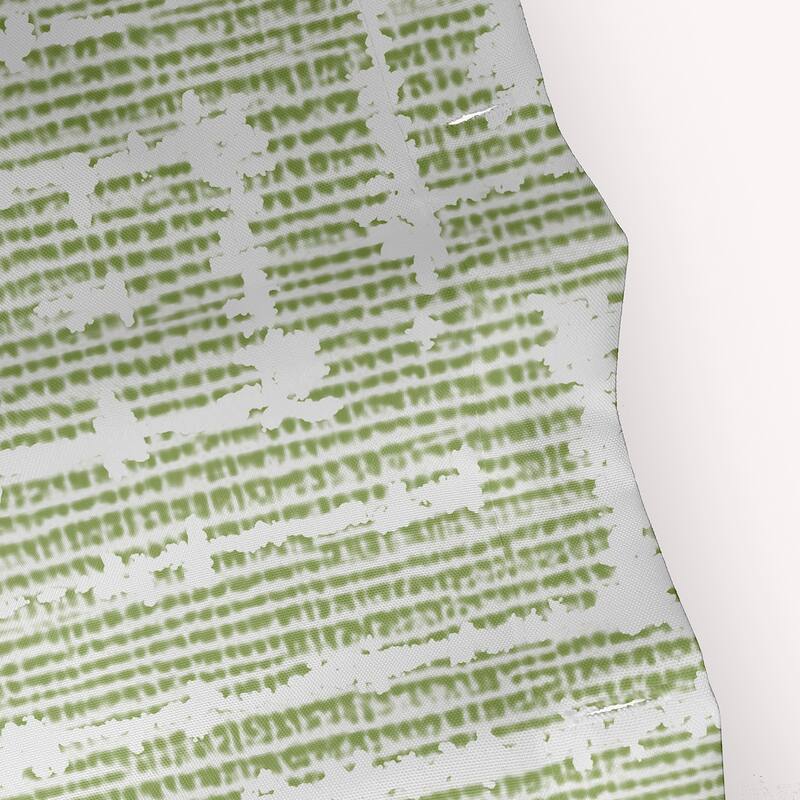 Woven Tiki, Geometric Print Shower Curtain