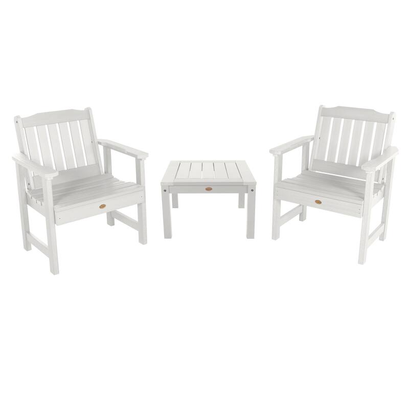 HIGHWOOD Lehigh Garden Chair Conversation Set - White