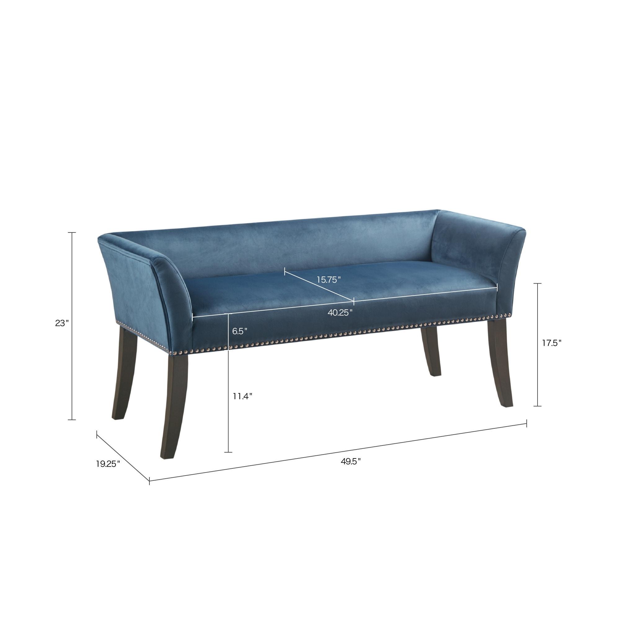 Madison park antonio upholstered best sale rectangle accent bench