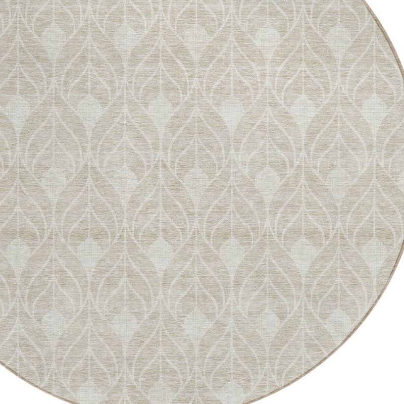 HomeRoots Geometric Transitional Rectangle Outdoor Rug