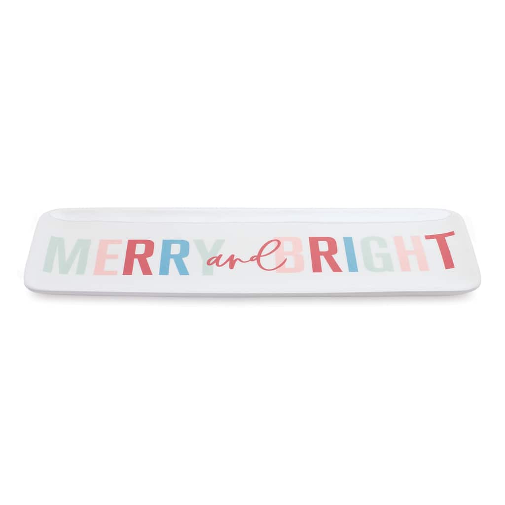 Merry and Bright Holiday Platter (Set of 4)