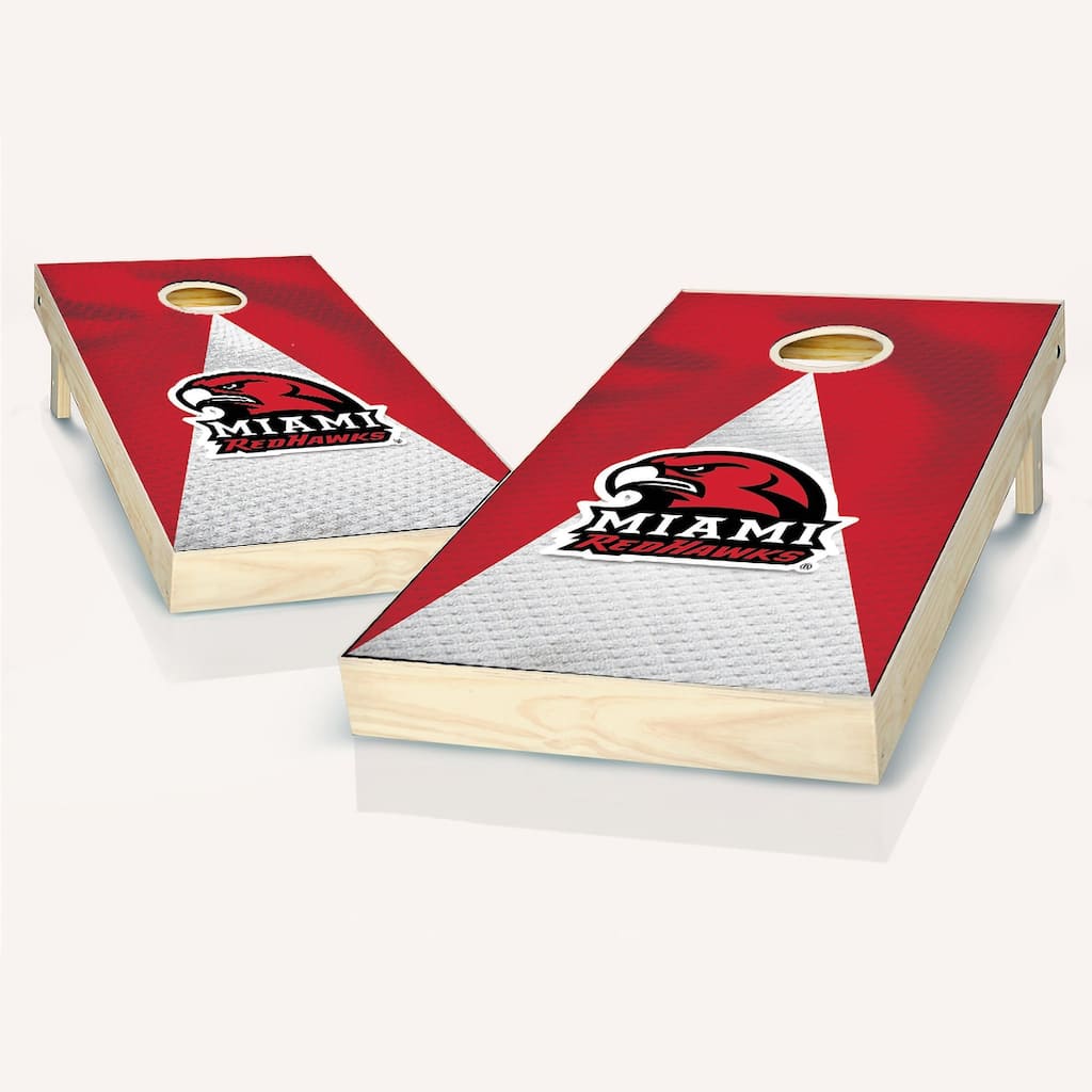 Miami Redhawks Jersey Outdoor Cornhole Board Set