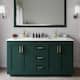 Option Green / Giotto Quartz Top / Brushed Gold Hardware