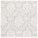 preview thumbnail 55 of 53, SAFAVIEH Handmade Abstract Katie Modern Wool Rug 6' Square - Ivory/Grey - Square
