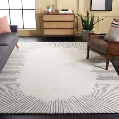 SAFAVIEH Handmade Fifth Avenue Arvenita Modern New Zealand Wool Rug