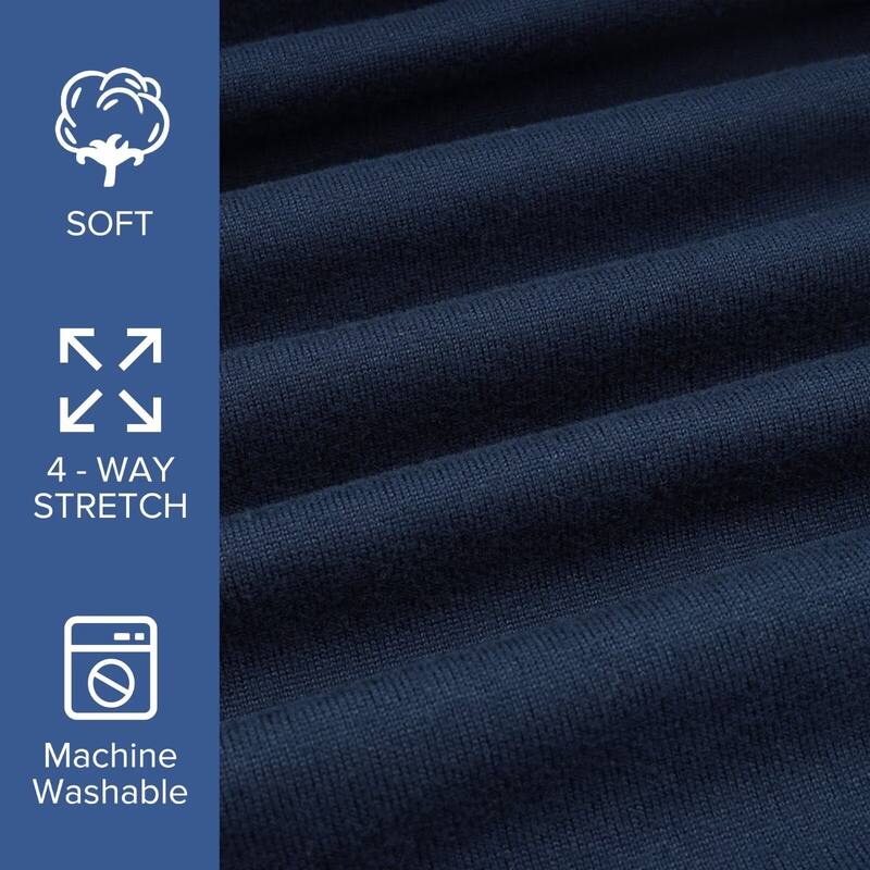 HIgh Stretch Jersey Knit Wrap Around Box Spring Cover