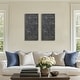 preview thumbnail 31 of 55, Madison Park Botanical Panel Distressed Carved Wood Wall Decor (Set of 2)