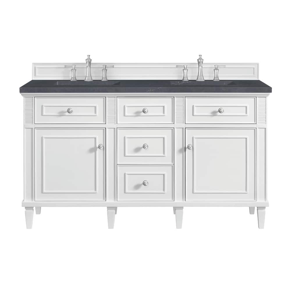 James Martin Vanities 424-V60D-3CSP Lorelai 60" Double Basin Wood