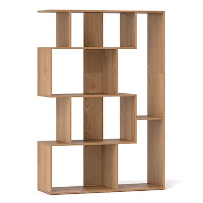 Costway 47" Open-back Geometric Bookshelf Home 6-Cube Large Bookcase - See Details